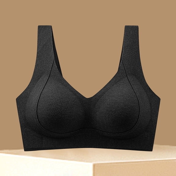 Tauxra Women's Bra,Casual Seamless Wirefree Winter Daily Underwear with Lifting,Sports Bras for Women