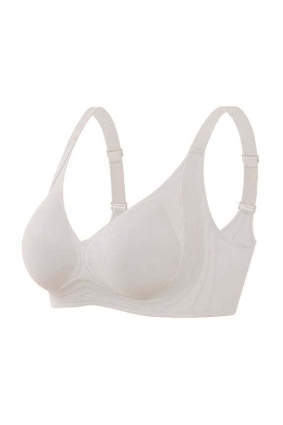 Women's Bra,Casual Solid Color Seamless Everyday Bra with Removable Pads
