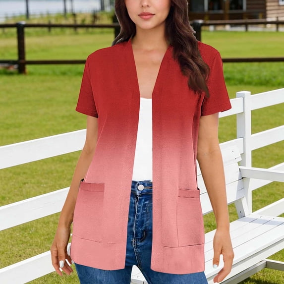 Tauxra Women's Casual Short Sleeve Tops, Loose Fit Blouse and Summer T-Shirt for Women, Round Neck Everyday Top, Comfy Pullover for Casual and Home Wear