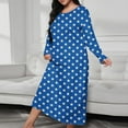 thumbnail image 1 of Tauxra Women's Long Robe, Casual Loose Home Wear Pajamas with Relaxed, 1 of 6