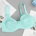 thumbnail image 1 of Tauxra Women's Plus Size Bra Casual Lace Thin Bra with Support,Bras for Women, 1 of 4