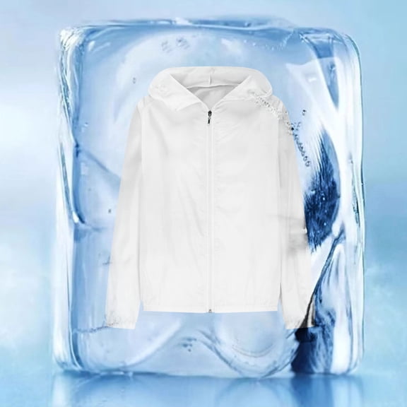 Tauxra Women's Solid Color Long Sleeve Casual Sunscreen Jacket