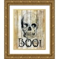 thumbnail image 1 of Tava, Janet 15x18 Gold Ornate Wood Framed with Double Matting Museum Art Print Titled - Boo!, 1 of 4