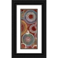 thumbnail image 1 of Tava Studios 10x18 Black Ornate Wood Framed with Double Matting Museum Art Print Titled - Batik II, 1 of 4