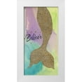 thumbnail image 1 of Tava Studios 11x18 White Modern Wood Framed Museum Art Print Titled - Mermaid Believe, 1 of 4