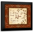 thumbnail image 1 of Tava Studios 12x12 Black Modern Framed Museum Art Print Titled - Through Him, 1 of 5