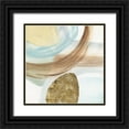 thumbnail image 1 of Tava Studios 12x12 Black Ornate Wood Framed with Double Matting Museum Art Print Titled - Blue Rhythm II, 1 of 4