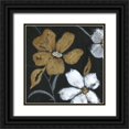 thumbnail image 1 of Tava Studios 12x12 Black Ornate Wood Framed with Double Matting Museum Art Print Titled - Moonlight Garden I, 1 of 4