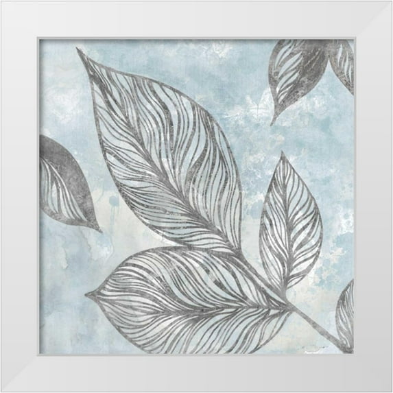 Tava Studios 12x12 White Modern Wood Framed Museum Art Print Titled - Soft Silhouette