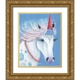 thumbnail image 1 of Tava Studios 12x14 Gold Ornate Wood Framed with Double Matting Museum Art Print Titled - Unicorn I, 1 of 4
