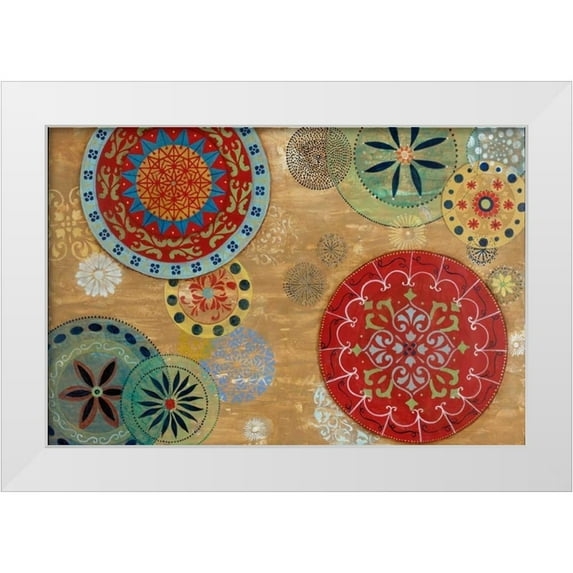 Tava Studios 14x11 White Modern Wood Framed Museum Art Print Titled - Woodstock