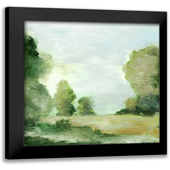 Tava Studios 15x15 Black Modern Framed Museum Art Print Titled - Ridgeline Vintage