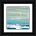 thumbnail image 1 of Tava Studios 15x15 Black Ornate Wood Framed with Double Matting Museum Art Print Titled - Distant Horizon Detail, 1 of 4