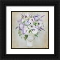 thumbnail image 1 of Tava Studios 15x15 Black Ornate Wood Framed with Double Matting Museum Art Print Titled - Lovely Lavender, 1 of 4