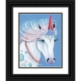 thumbnail image 1 of Tava Studios 15x18 Black Ornate Wood Framed with Double Matting Museum Art Print Titled - Unicorn I, 1 of 4