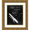 thumbnail image 1 of Tava Studios 15x18 Gold Ornate Wood Framed with Double Matting Museum Art Print Titled - Perfect Hair, 1 of 4