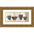 thumbnail image 1 of Tava Studios 18x10 Gold Ornate Wood Framed with Double Matting Museum Art Print Titled - Coffee Skins I, 1 of 4