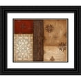 thumbnail image 1 of Tava Studios 18x15 Black Ornate Wood Framed with Double Matting Museum Art Print Titled - Twilight Abstract I, 1 of 4