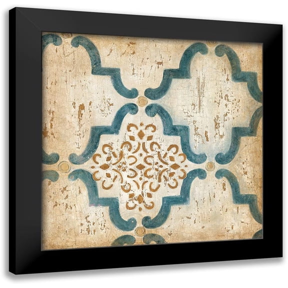 Tava Studios 20x20 Black Modern Framed Museum Art Print Titled - Villa Umbra I