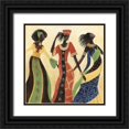 thumbnail image 1 of Tava Studios 20x20 Black Ornate Wood Framed with Double Matting Museum Art Print Titled - Women of Marrakesh II, 1 of 4