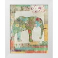 thumbnail image 1 of Tava Studios 20x24 White Modern Wood Framed Museum Art Print Titled - Elephant Montage, 1 of 4