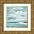 thumbnail image 1 of Tava Studios 26x26 Gold Ornate Wood Framed with Double Matting Museum Art Print Titled - Billowing Clouds, 1 of 4