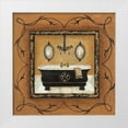 thumbnail image 1 of Tava Studios 26x26 White Modern Wood Framed Museum Art Print Titled - Gold Adorn Bath I, 1 of 4