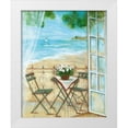 thumbnail image 1 of Tava Studios 26x32 White Modern Wood Framed Museum Art Print Titled - Veranda Vista I, 1 of 4