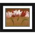 thumbnail image 1 of Tava Studios 32x25 Black Ornate Wood Framed with Double Matting Museum Art Print Titled - Flower Dance II, 1 of 4