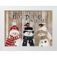 thumbnail image 1 of Tava Studios 32x25 White Modern Wood Framed Museum Art Print Titled - Snowplace Like Home, 1 of 4