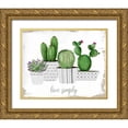 thumbnail image 1 of Tava Studios 32x26 Gold Ornate Wood Framed with Double Matting Museum Art Print Titled - Live Simply, 1 of 4