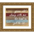 thumbnail image 1 of Tava Studios 32x26 Gold Ornate Wood Framed with Double Matting Museum Art Print Titled - The Best Is Yet To Be, 1 of 4