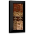 thumbnail image 1 of Tava Studios 9x18 Black Modern Framed Museum Art Print Titled - Weathered Door I, 1 of 5