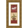 thumbnail image 1 of Tava Studios 9x18 Gold Ornate Wood Framed with Double Matting Museum Art Print Titled - Window Wonders I, 1 of 4