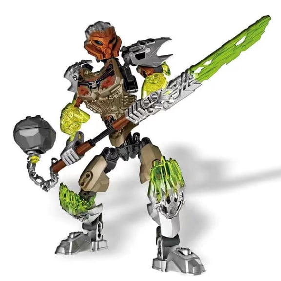 Tavanan Biochemical Warrior BionicleMask of Light Bionicle Tahu Fire Building Block Compatible Bionicle Toys Brain Game 610-2