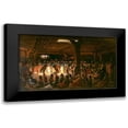 thumbnail image 1 of Tavernier, Jules 18x12 Black Modern Framed Museum Art Print Titled - Dance in a Subterranean Roundhouse at Clear Lake, California, 1 of 5
