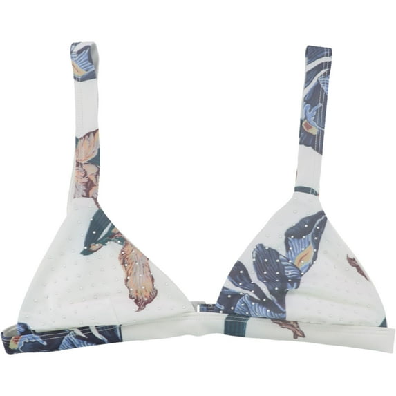 Tavik Womens Addison Nail Heads Bikini Swim Top, White, Large