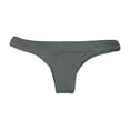thumbnail image 1 of Tavik Womens Ali Mini Glossy Pique Bikini Swim Bottom, Grey, X-Small, 1 of 2