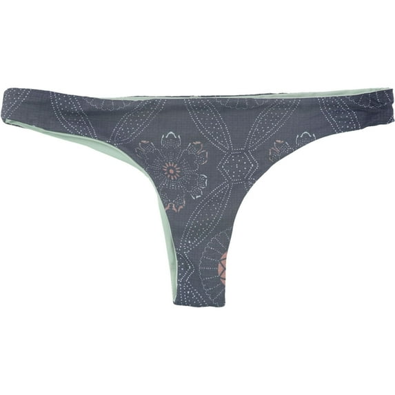 Tavik Womens Ali Minimal Coverage Bikini Swim Bottom, Blue, Small