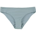 thumbnail image 1 of Tavik Womens Ali Ribbed Bikini Swim Bottom, Blue, X-Small, 1 of 2