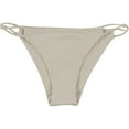 thumbnail image 1 of Tavik Womens Asher Knot Side Straps Bikini Swim Bottom, Beige, X-Small, 1 of 2
