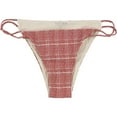 thumbnail image 1 of Tavik Womens Asher Knot Side Straps Bikini Swim Bottom, Red, Medium, 1 of 2