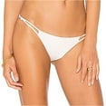 thumbnail image 1 of Tavik Womens Asher Knotted Straps Bikini Swim Bottom, White, X-Small, 1 of 1