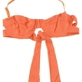 thumbnail image 1 of Tavik Womens Charlie Bandeau Swim Top, Orange, X-Small, 1 of 2