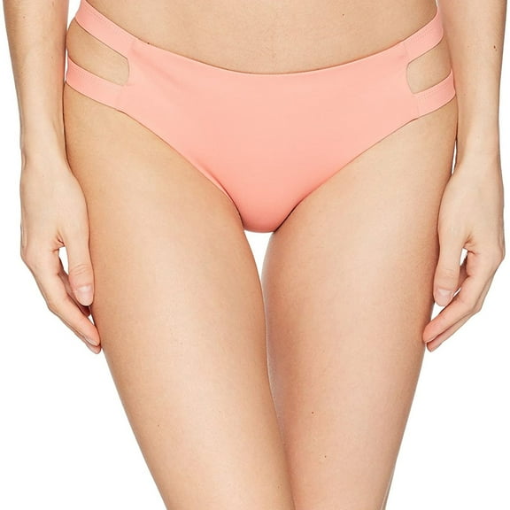 Tavik Womens Chloe Full Coverage Bikini Swim Bottom, Orange, X-Small
