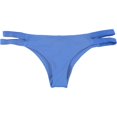 thumbnail image 1 of Tavik Womens Chloe Minimal Bikini Swim Bottom, Blue, X-Large, 1 of 2