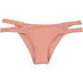 thumbnail image 1 of Tavik Womens Chloe Moderate Coverage Bikini Swim Bottom, Pink, Medium, 1 of 2