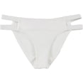 thumbnail image 1 of Tavik Womens Chloe Side Strap Bikini Swim Bottom, White, Medium, 1 of 2