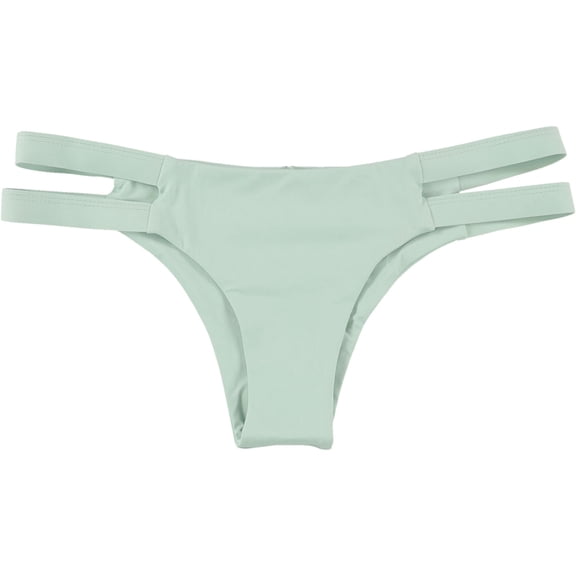 Tavik Womens Chloe Side Straps Bikini Swim Bottom, Green, X-Small