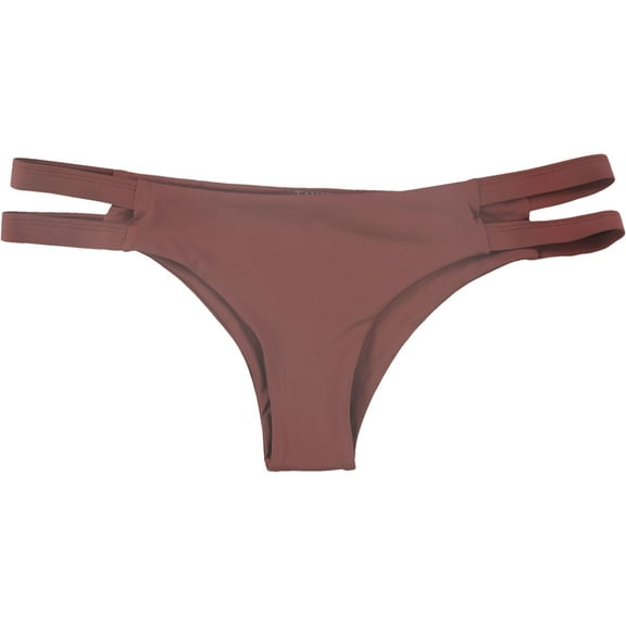 Tavik Womens Chloe Side Straps Bikini Swim Bottom, Red, Medium